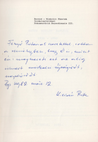 Kilin Istvn (szerk.) - Szcs Mikls naplja 1839-1849 (Dediklt)