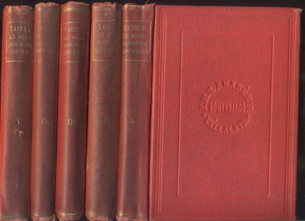 Taine Hippolit Adolf - Az angol irodalom története I-V.