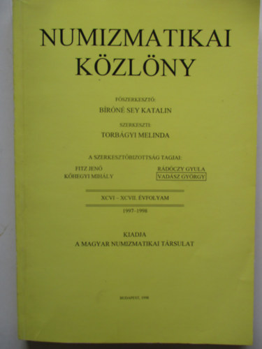 Brn Sey Katalin - Numizmatikai kzlny 1977-1978