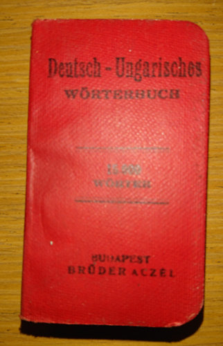 Deutsch-ungarisches W�rterbuch