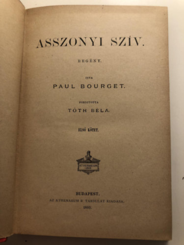 Asszonyi szív I.