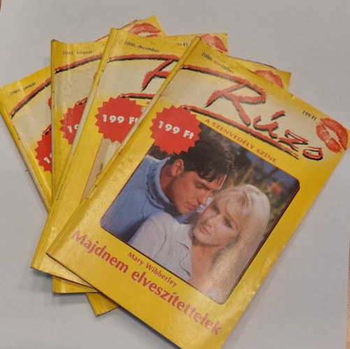 Kerry Allyne, Betty Neels, Anne Weale, Mary Wibberley - 4 db Rzs Romantikus Magazin: Trpusi karcsony, Akr egy gynyr lom, Majdnem elvesztettelek, Szvemnek virga.