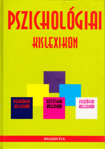 Balogh va - Pszicholgiai kislexikon