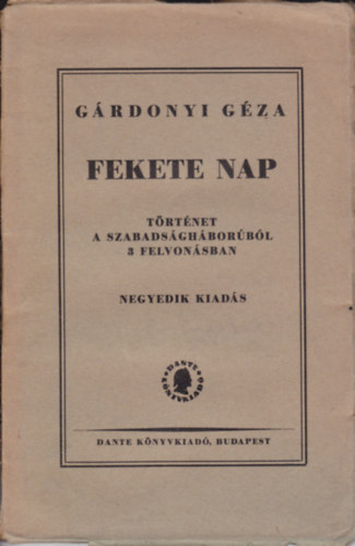 Grdonyi Gza - Fekete nap