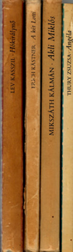 Mikszáth Kálmán, Thury Zsuzsa, Erich Kästner - 4 db Pöttyös könyv ( Hókirálynő + Akli Miklós +Agéla + A két Lotti )