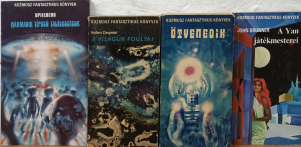 Steven Spielberg, Herbert Ziergiebel, John Brunner - Kozmosz fantasztikus knyvek knyvcsomag