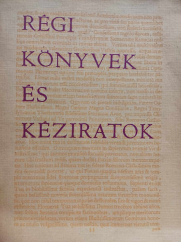 Pint�r M�rta (szerk.) - R�gi k�nyvek �s k�ziratok