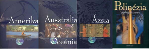 Galcz Andrs, Lerner Jnos, Vojnits Andrs, Miczek Gyrgy (szerk.), Antoni Judit - Dl-Amerika(CD mellklettel) +Ausztrlia-cenia(CD nlkl) +zsia (CD mellklettel) A Kontinensrl kontinensre sorozatbl +Polinzia gyngyszemei ( 4 ktet )
