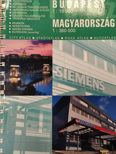 Budapest 1:10 000 Magyarorsz�g 1:360 000