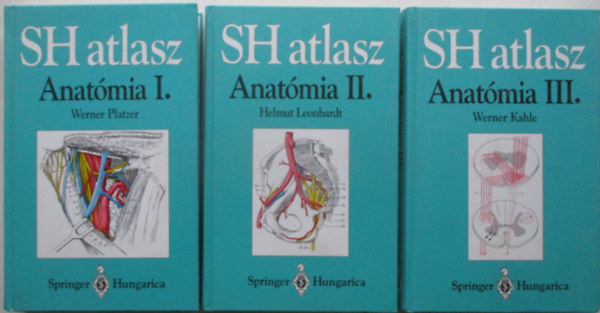 Werner Platzer - Sh atlasz-anatómia I-III.