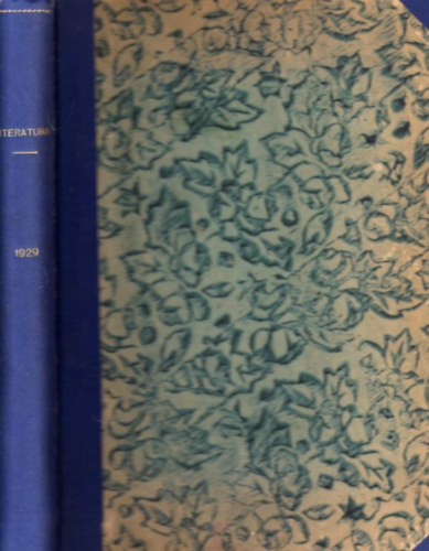 Dr. Supka G�za szerk. - Literatura -besz�mol� a szellemi �letr�l