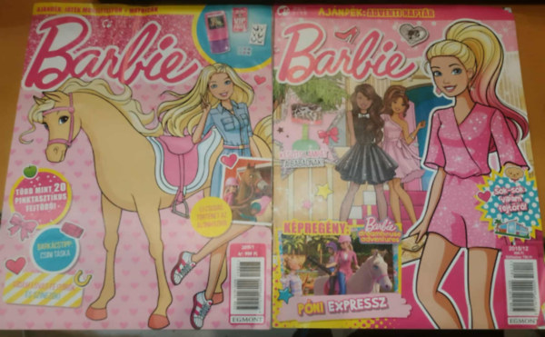 Egmont - 2 db Barbie magazin (sz�rv�nysz�mok)