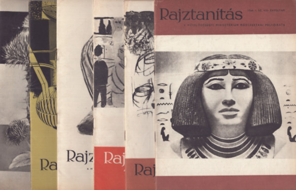 Farkas Gyrgy (szerk.) - Rajztants - Az Oktatsi Minisztrium mdszertani folyirata - VIII.vf. 1966/1-6.szm teljes vfolyam