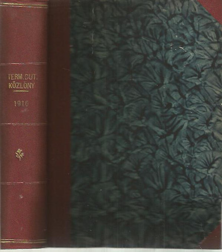 Kirlyi M. Term. Tud. Trsasg - Termszettudomnyi Kzlny 1916