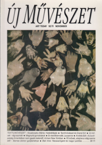 Sinkovits Pter (fszerk.) - j Mvszet - III. vf. 11. szm (1992. november)