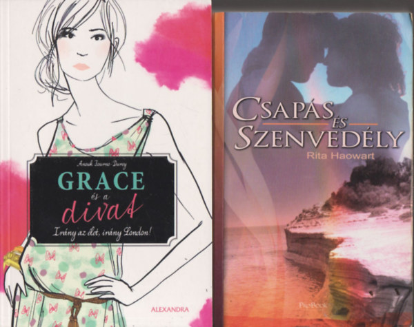 Anouk Journo-Durey, Rita Haowart - 2 db. romantikus regny (Grace s a divat + Csaps s szenvedly)
