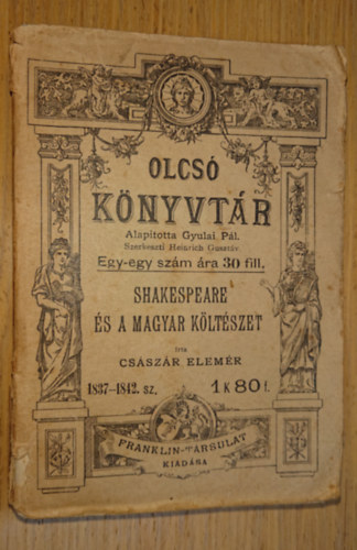 Cs�sz�r Elem�r - Shakespeare �s a magyar k�lt�szet