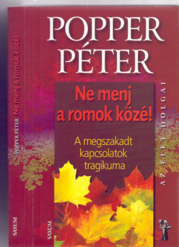 Popper Péter - Ne menj a romok közé! - A megszakadt kapcsolatok tragikuma (Az élet dolgai)