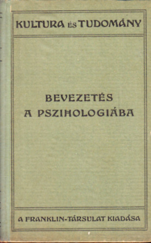 Wilhelm Wundt - Bevezetés a pszihologiába