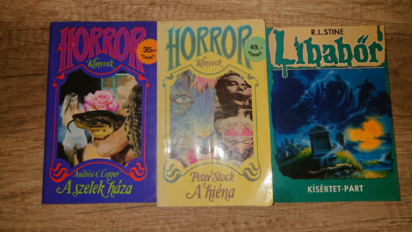 Andrew C. Copper, Peter Stock, R. L. Stine - 3 horrorf�zet: A szelek h�za, A hi�na, Libab�r