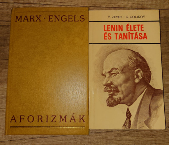 Marx, Engels, Lenin, Zevin-Golikov - 2 könyves marxista-leninista kezdőcsomag: Aforizmák, Lenin élete és tanítása