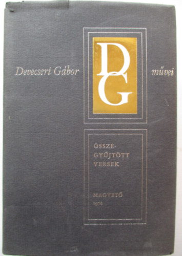 Devecseri G�bor - �sszegy�jt�tt versek