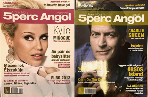 5 perc angol - 2012. jnius-augusztus