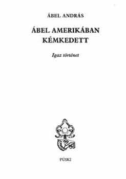 �bel Andr�s - �bel Amerik�ban k�mkedett