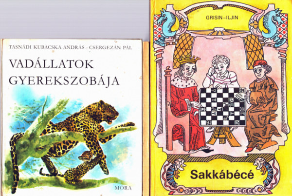 Grisin-Iljin, Dr. Tasndi Kubacska Andrs, Csergezn Pl, Ills Gyrgy - 3 db meseknyv: Hrmondk knyve, Vadllatok gyerekszobja, Sakkbc