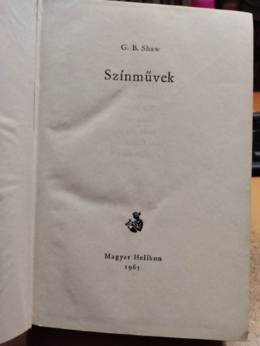G. B. Shaw - Sznmvek