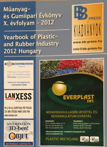 Bagi István (szerk.) - Műanyag- és Gumiipari Évkönyv 2012