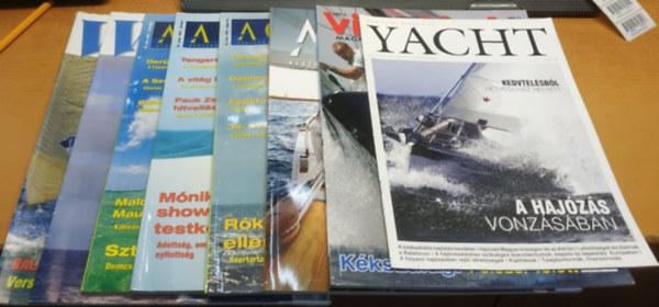 8 db Vitorl�z�s magazin, sz�rv�nysz�mok