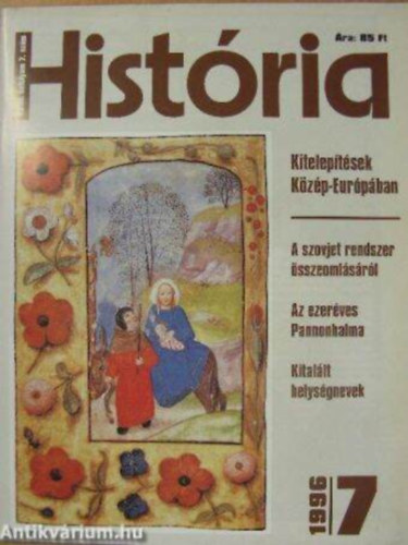 Hist�ria XVIII. �vf. 7. sz�m (1996/7)
