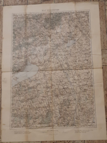 36' 46' Fünfkirchen (Pécs) térkép 1: 200000