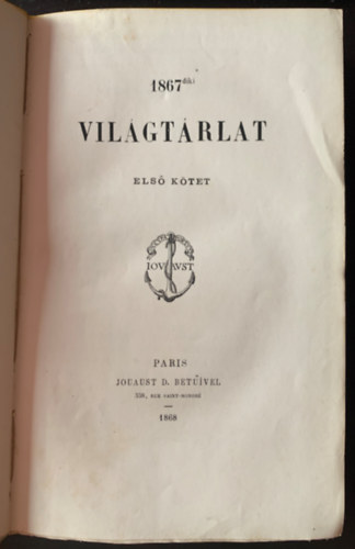 1867-diki vilgtrlat I. ktet