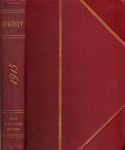 Bnczi Jzsef (szerk.) - Izraelita Magyar Irodalmi Trsulat (IMIT) vknyv 1915.