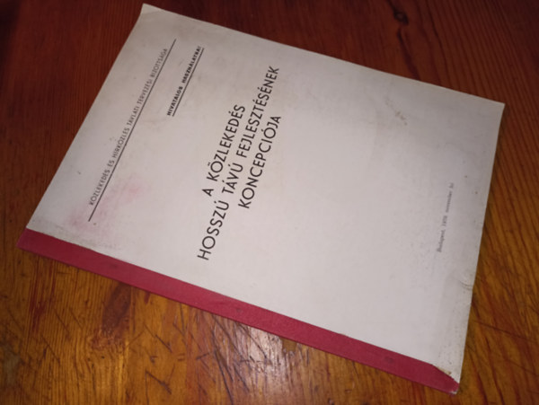 ismeretlen - A k�zleked�s hossz� t�v� fejleszt�s�nek koncepci�ja