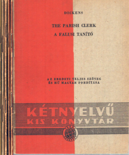 Ludwig Börne, Charles Dickens, Ring Lardner, James Thurber, Brüder Grimm, H. G. Wells - 6 db a Kétnyelvű Kis Könyvtár sorozatból