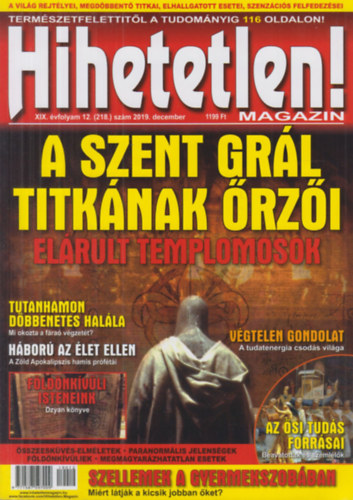 Sz�cs R�bert (szerk.), Sz�cs R�bert (f�szerk.) - Hihetetlen! 2019. december