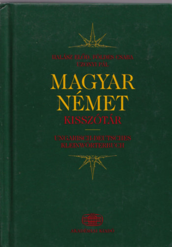 Halsz E.-Fldes Cs.-Uzonyi P. - Magyar-nmet kissztr