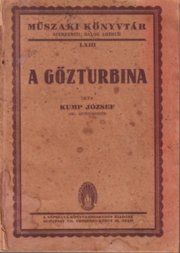 Kump Jzsef - A gzturbina