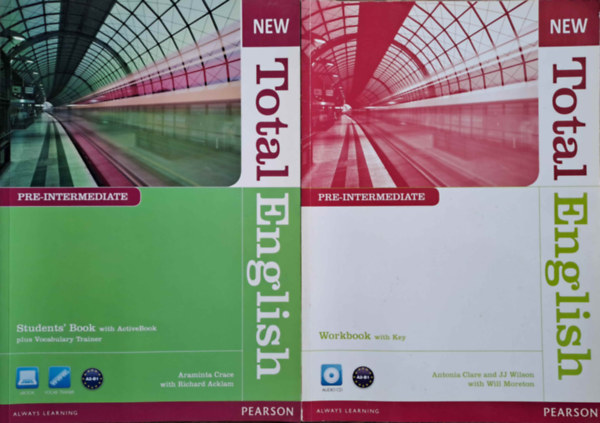 Araminta Crace, Richard Acklam - New Total English Pre-Intermediate Students' Book with Activebook plus Vocabulary Trainer + Workbook with Key