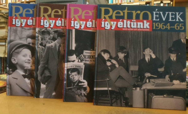 T. Balla Gizella (szerk.) - 4 db Retro �vek - K�pes riport egy id�utaz�sr�l: �gy �lt�nk: 1959-60 + 1961-62 + 1963 + 1964-65