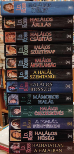 J. D. Robb (Nora Roberts) - 45 db Eve Dallas regny, cmek a termklapon