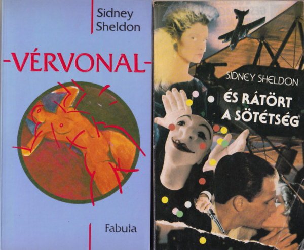 Sidney Sheldon - 4 db Sidney Sheldon: Reggel, dlben, este, Szereposzt dvnyok, s rtrt a sttsg, Vrvonal