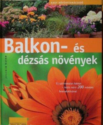 Szerző Joachim Mayer Szerkesztő Angelika Holdau Sonnhild Bischoff Sarkadi Péter Fordító Kohut Ildikó Grafikus Heidi Janicek Lektor Honfi Péter Fotózta Jutta Schneider Michael Will Manfred Jahr - Balkon- és dézsás növények - Új színvonalas könyv-több mint 200 növény bemutatásával