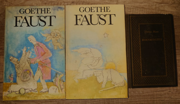 Goethe, Thomas Mann - Faust csomag - 3 kötet/ a német irodalom két fontos műve: Faust I-II., Doktor Faustus