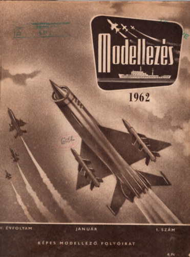 Rti Antal - Modellezs - 1962 - 12 db. lapszm