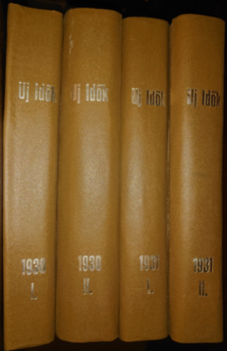 Herczeg Ferenc (szerk) - Az j idk teljes 1930-as s 1931-es vfolyama 4 ktetbe ktve