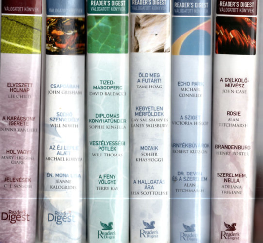 Tbb szerz - 6 db. Reader's Digest Vlogatott knyv
